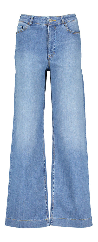 Jean bleu évasé taille haute Paris Numph