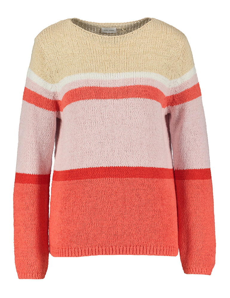 Pull en crochet Sunrise Lila à rayures Gerry Weber
