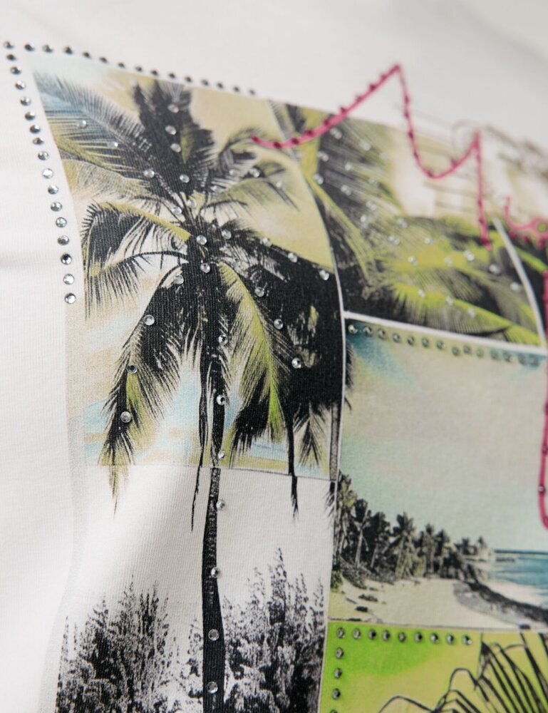 T-shirt blanc imprimé Gerry Weber