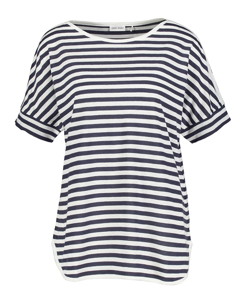 Blauw wit gestreepte t-shirt Gerry Weber