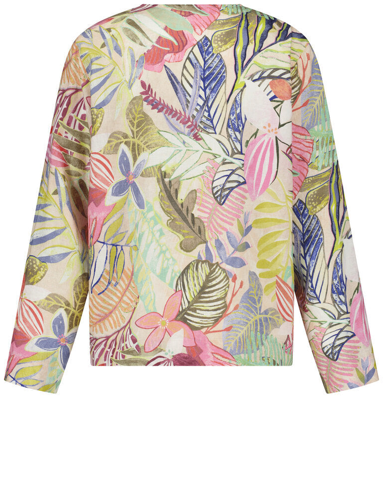 Chemisier en lin multicolore Gerry Weber
