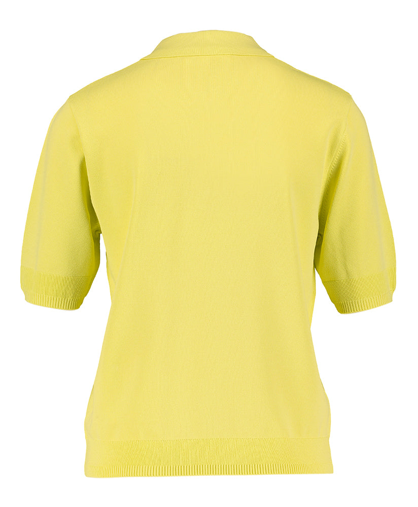 Limoengroene pull met kraag Gerry Weber