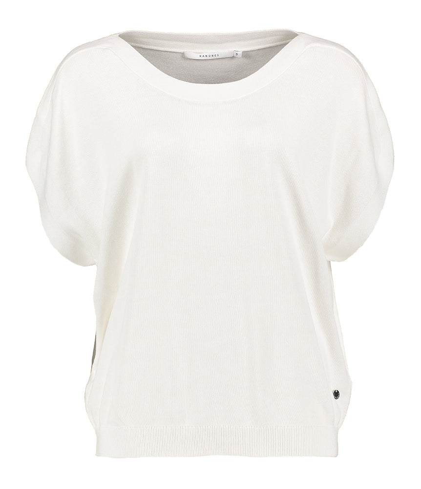Pull blanc Amandine Xandres