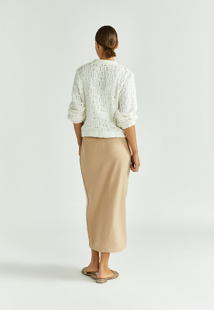 Jupe beige Roelke Xandres