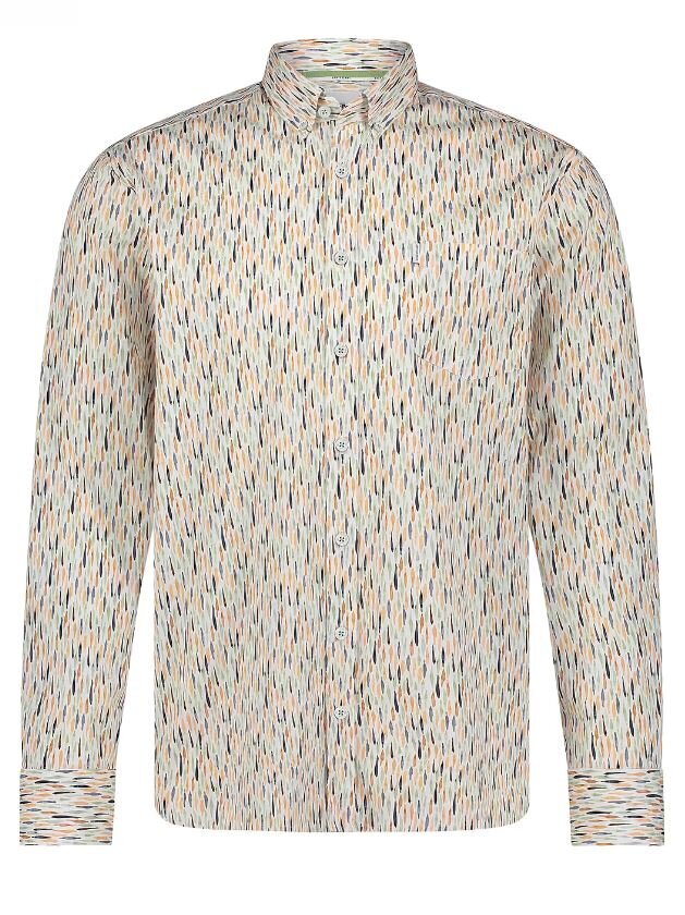 Multi katoenen hemd (regular fit) met lange mouwen State Of Art