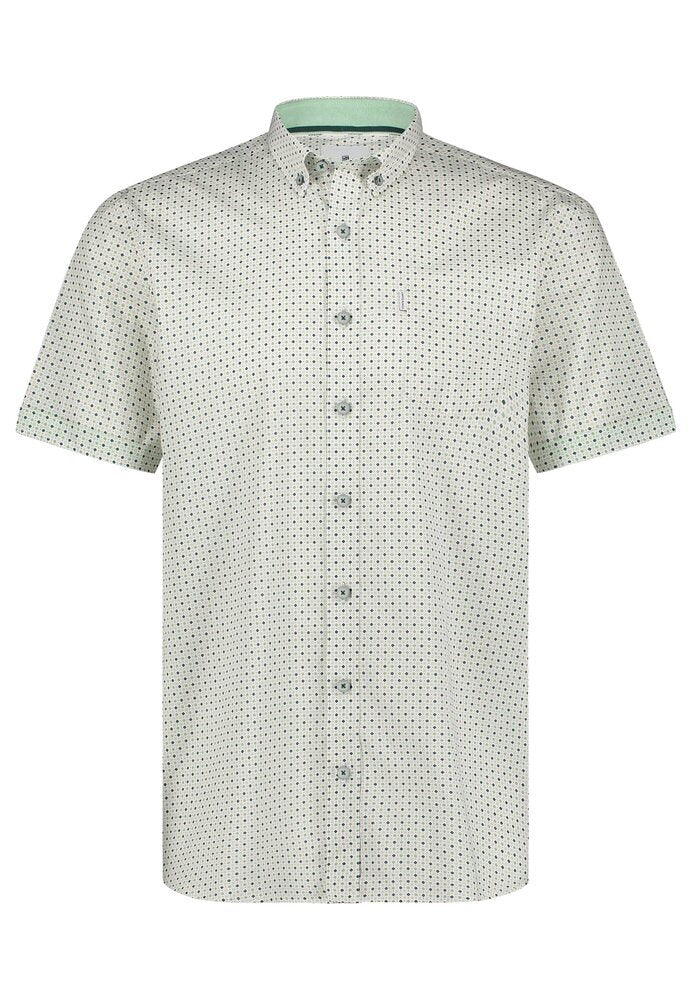 Multi katoenen hemd (regular fit) met korte mouwen State Of Art