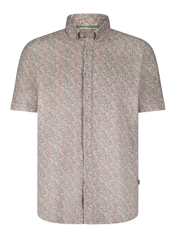 Multi katoenen hemd (regular fit) met korte mouwen State Of Art