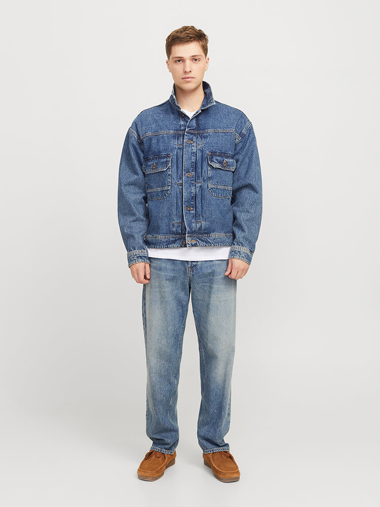 Blauwe loose fit jeans Jack & Jones
