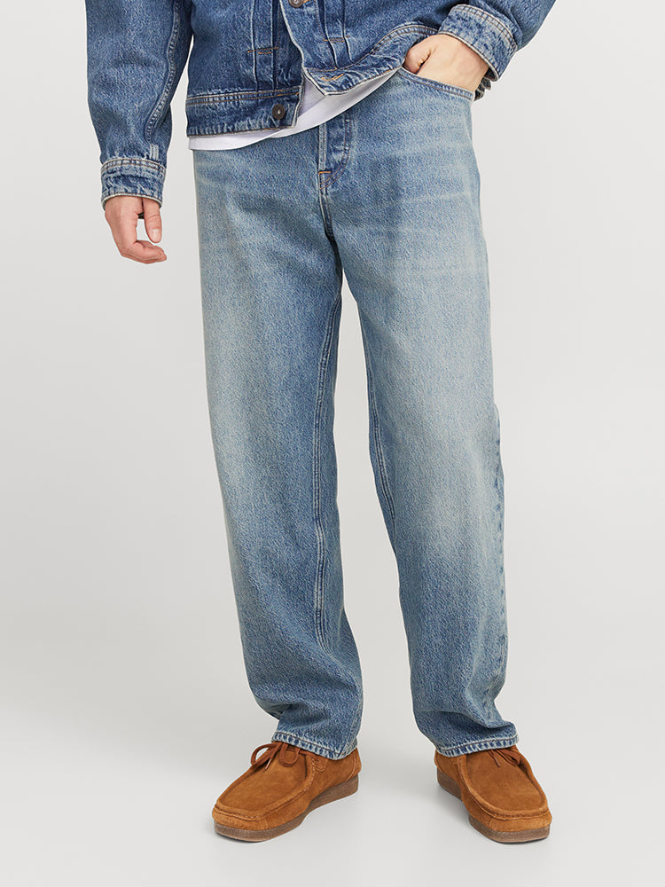 Blauwe loose fit jeans Jack & Jones