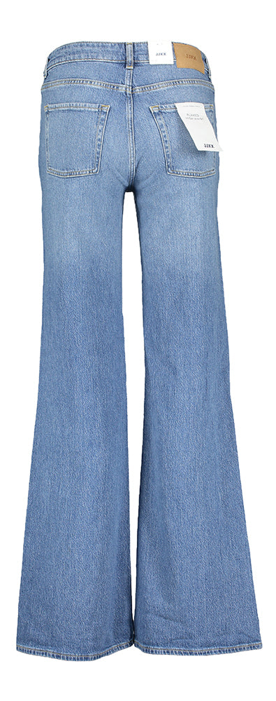 Jean bleu évasé taille haute JJXX