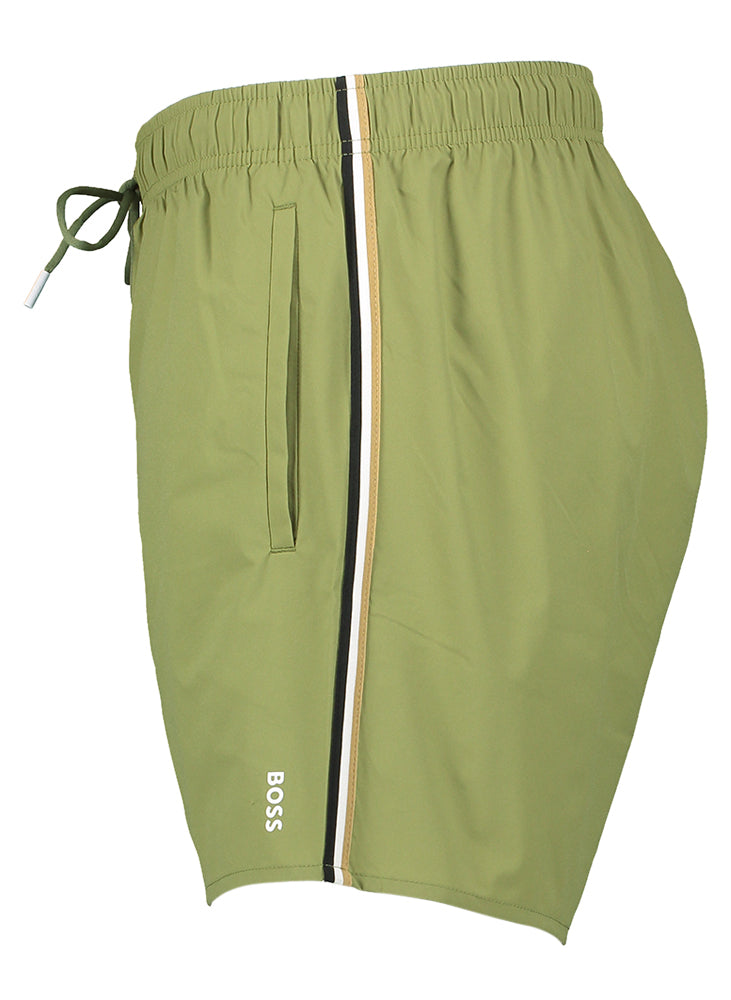 Short de bain vert moyen Hugo Boss