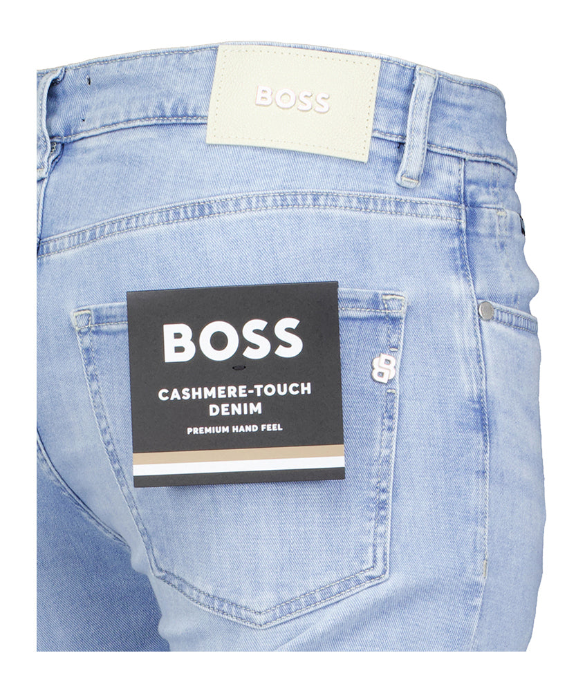 Blauwe slim fit jeans Hugo Boss