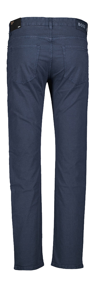Geklede donkerblauwe broek Delawar Boss