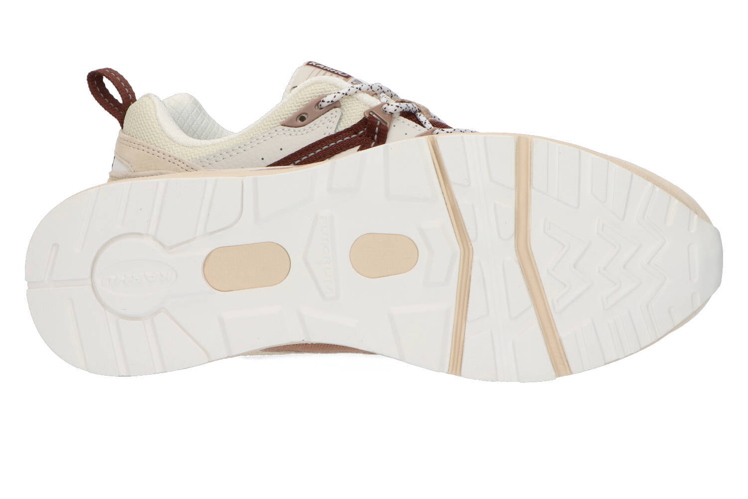 Baskets basses Karhu couleur tourterelle/cappuccino