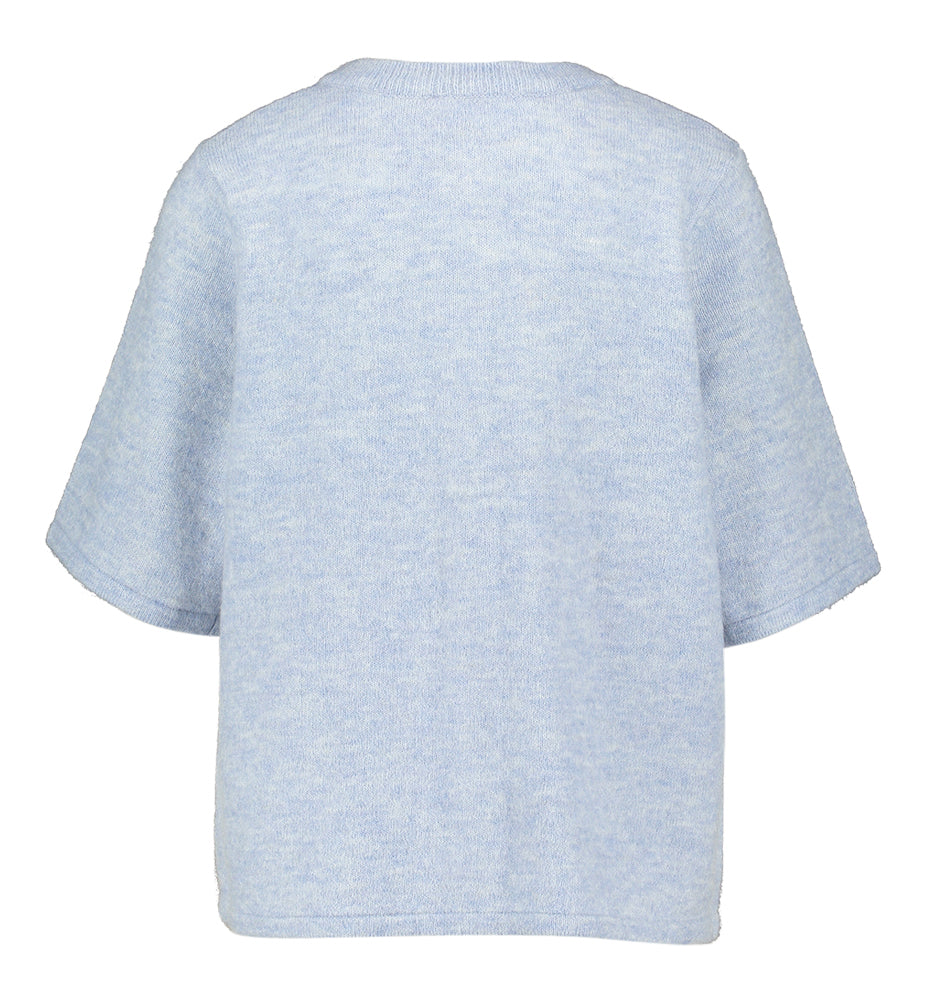 Gilet bleu cachemire sélectionné