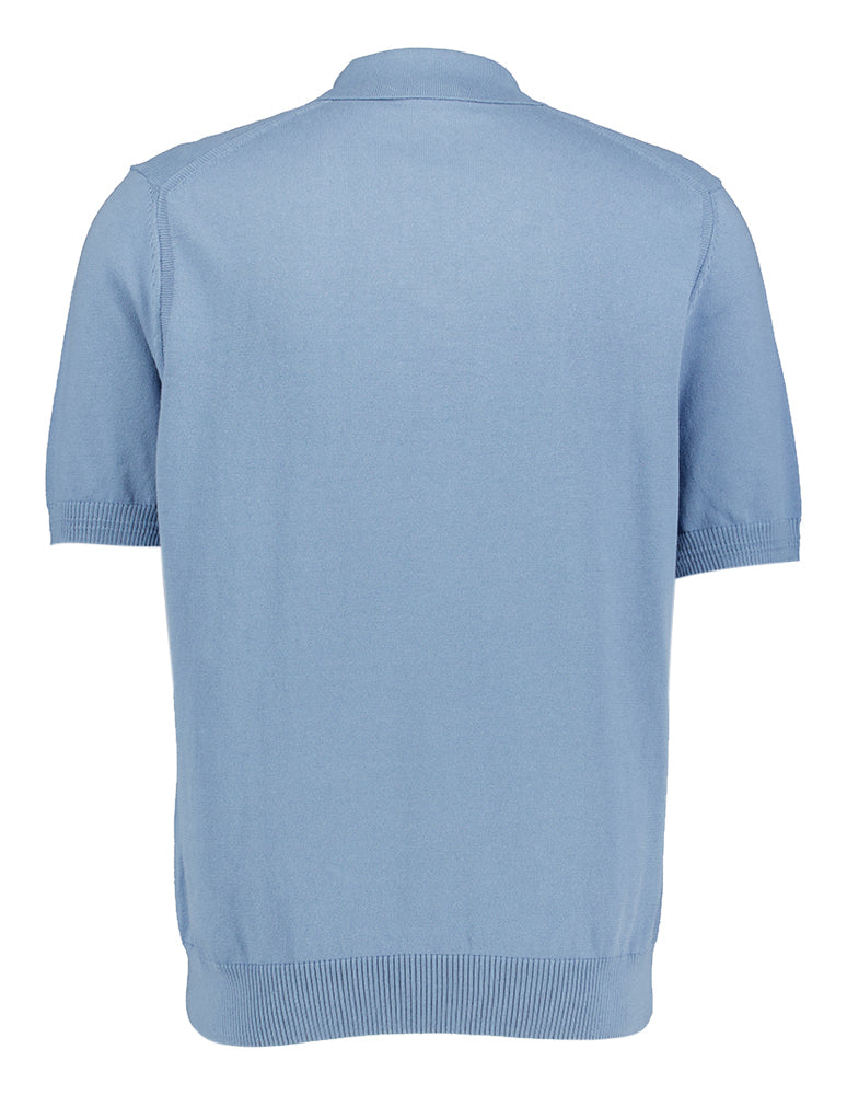 Polo en coton bleu Hugo Boss