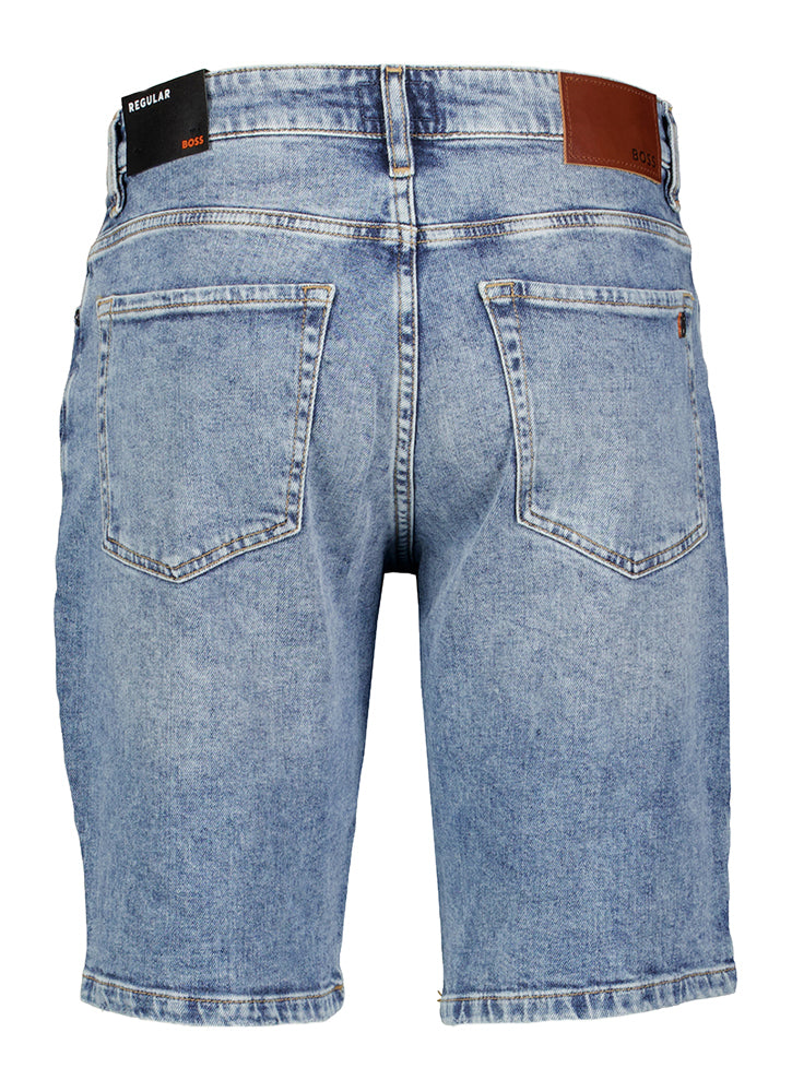 Short en jean bleu Hugo Boss