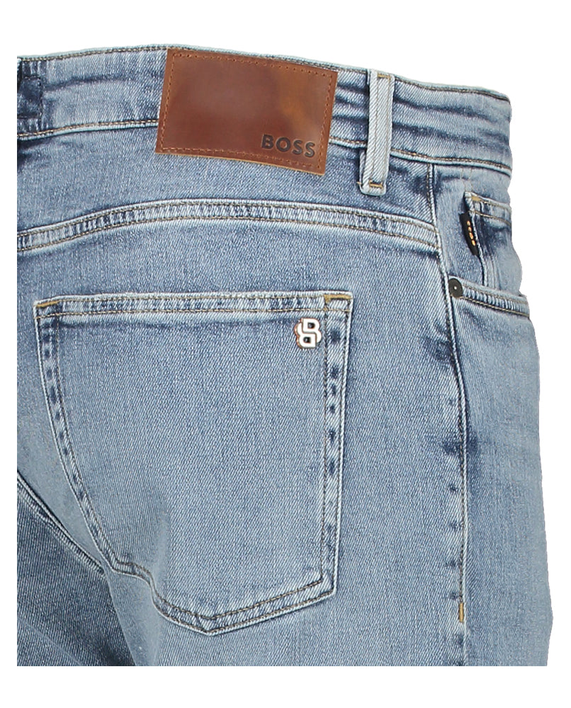 Blauwe slim fit jeans Hugo Boss