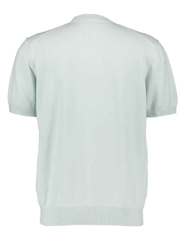 Pull vert menthe à manches courtes Kanache Hugo Boss