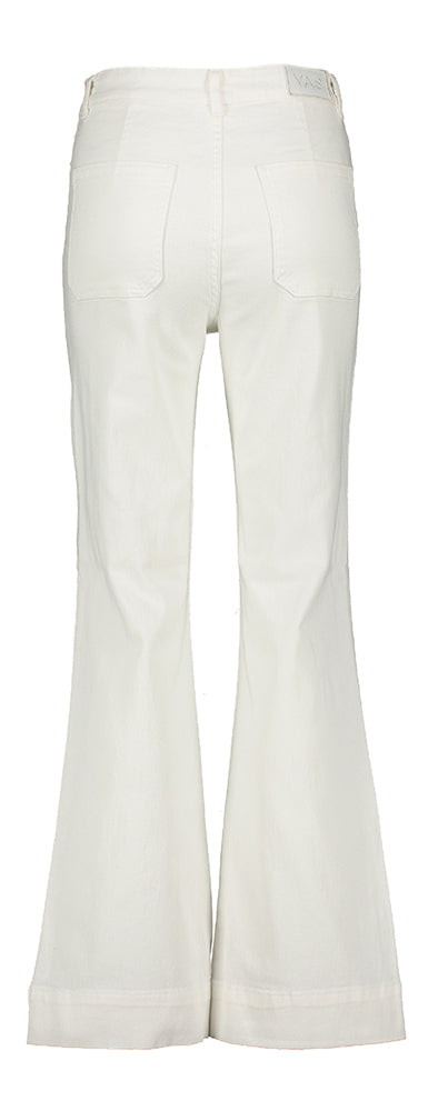 Witte flared jeans Yasjenka Y.A.S