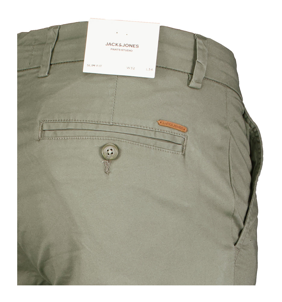 Kaki slim fit chino Jack & Jones