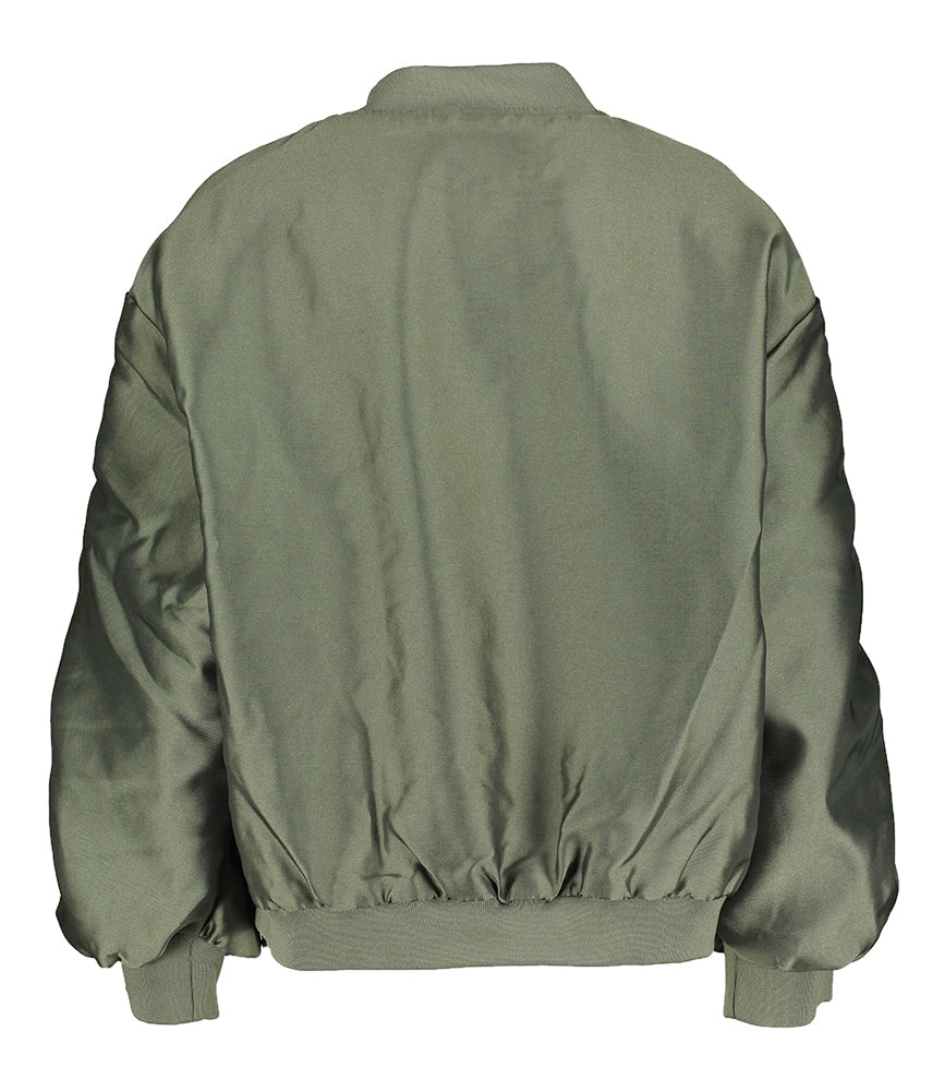 Blouson aviateur kaki à manches travaillées Reese Les Soeurs