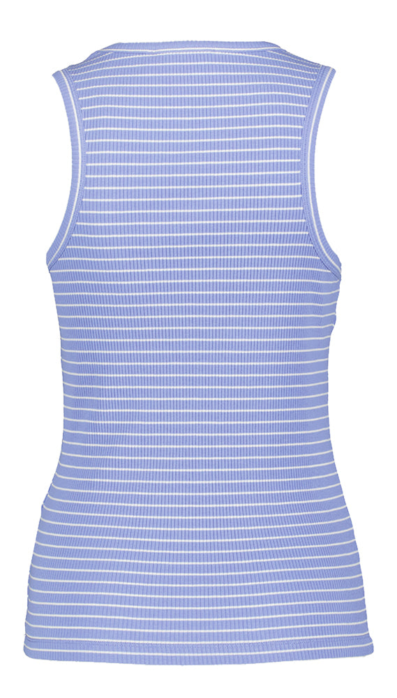 Blauwe gestreepte top Selected