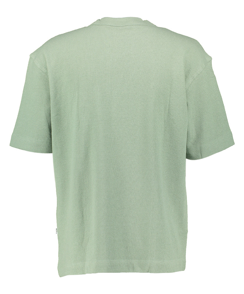 T-shirt vert iceberg à col rond Sélectionné