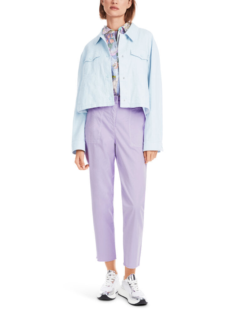 Pantalon violet à poches plaquées Marccain Sport