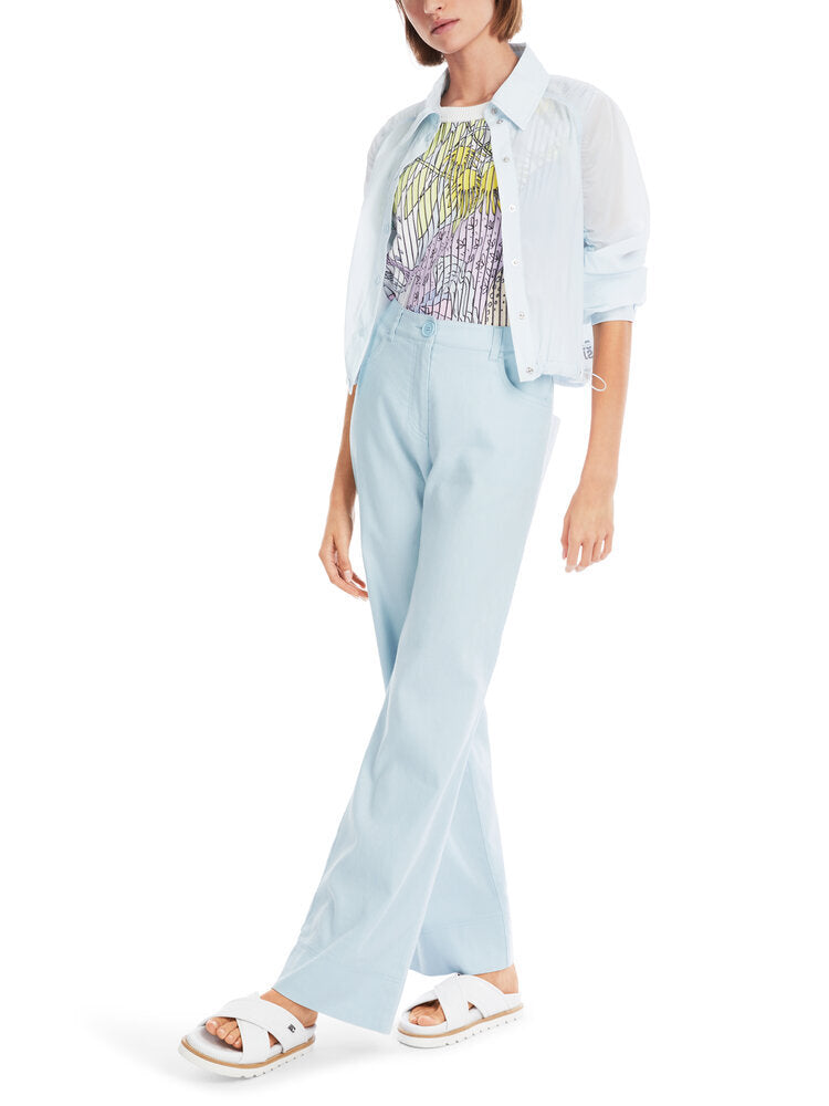 Pantalon bleu clair style jean Marccain Sport