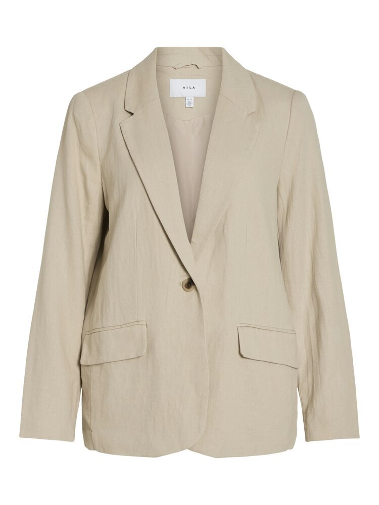 Blazer beige avec fermeture boutonnée Vijolanda Vila