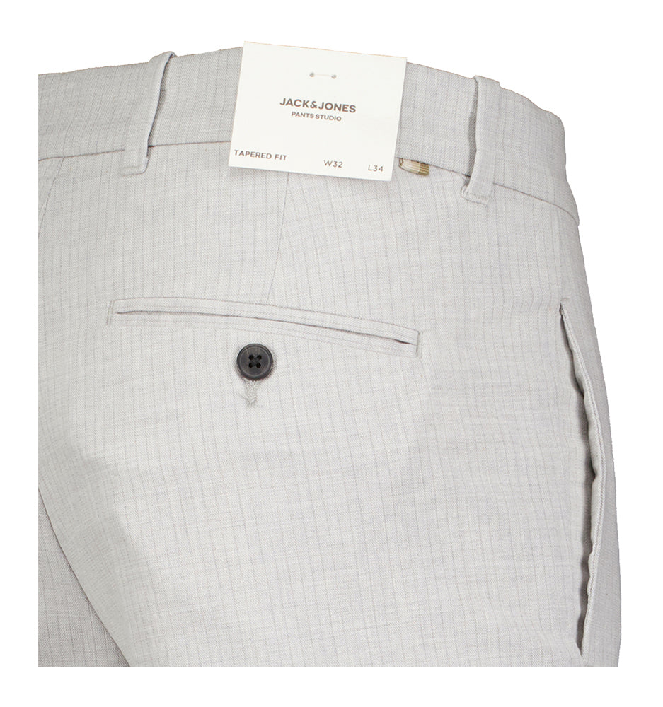 Pantalon habillé gris rayé Jack & Jones