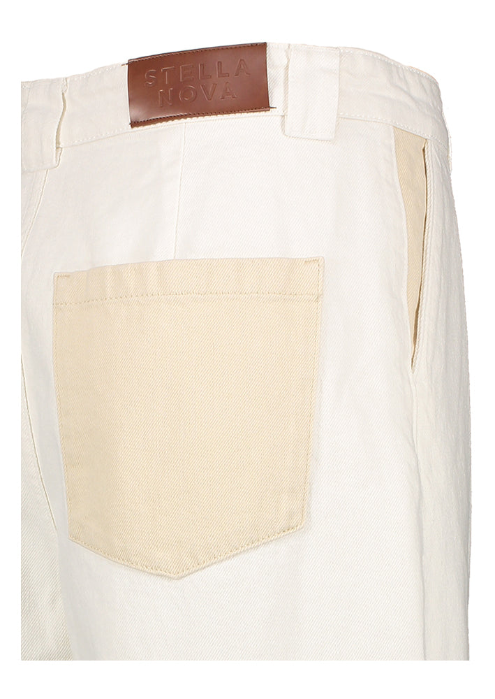 Jean droit beige Stella Nova
