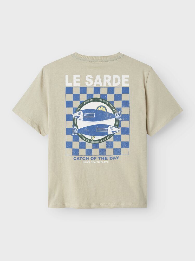 T-shirt beige avec imprimé « Name It »