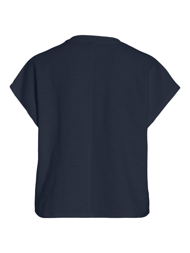 Donkerblauwe oversized top Viamy Vila