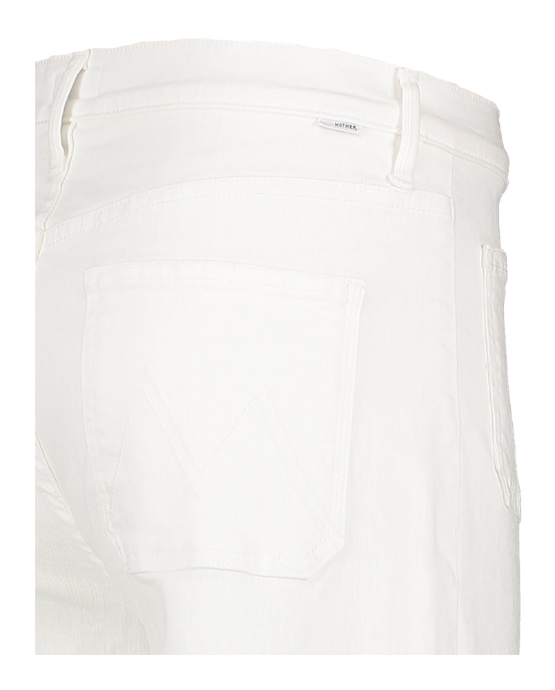Witte wide leg jeans met hoge taille Mother