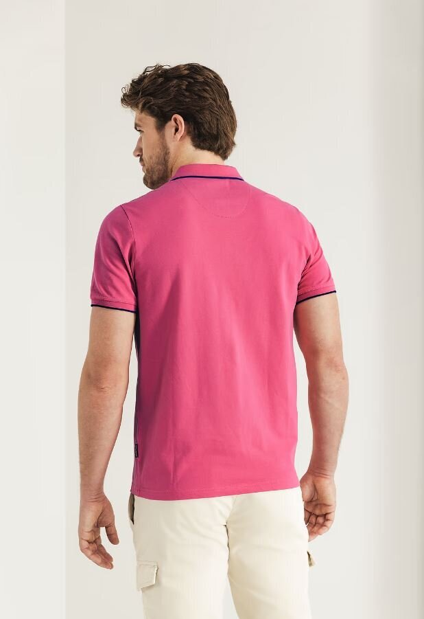 Polo rose à manches courtes, à la pointe de la technologie