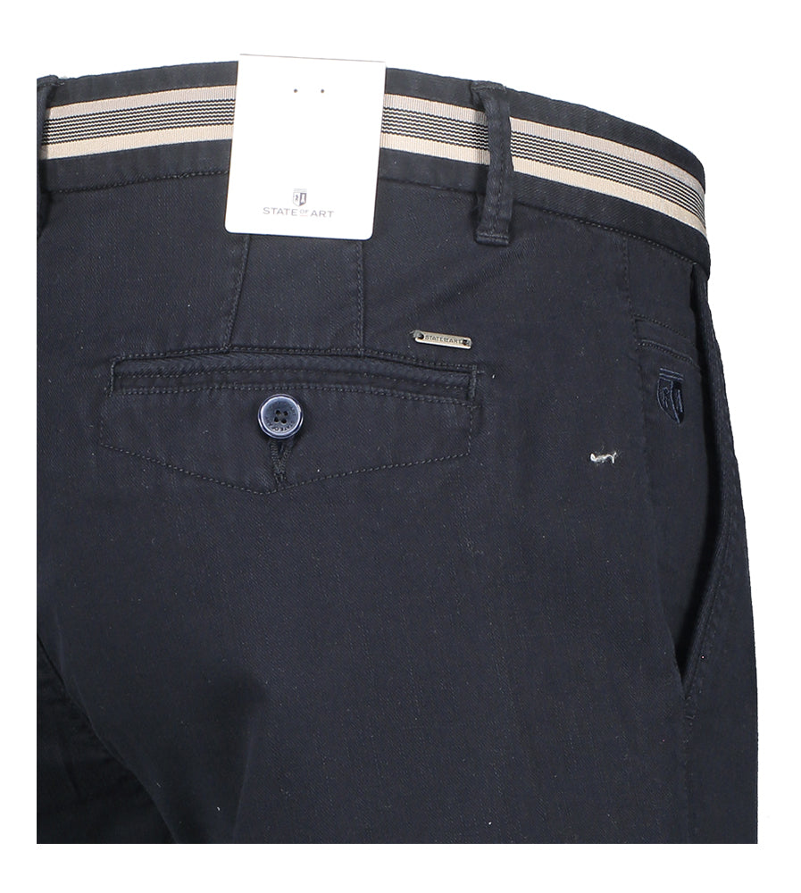 Donkerblauwe short State of Art