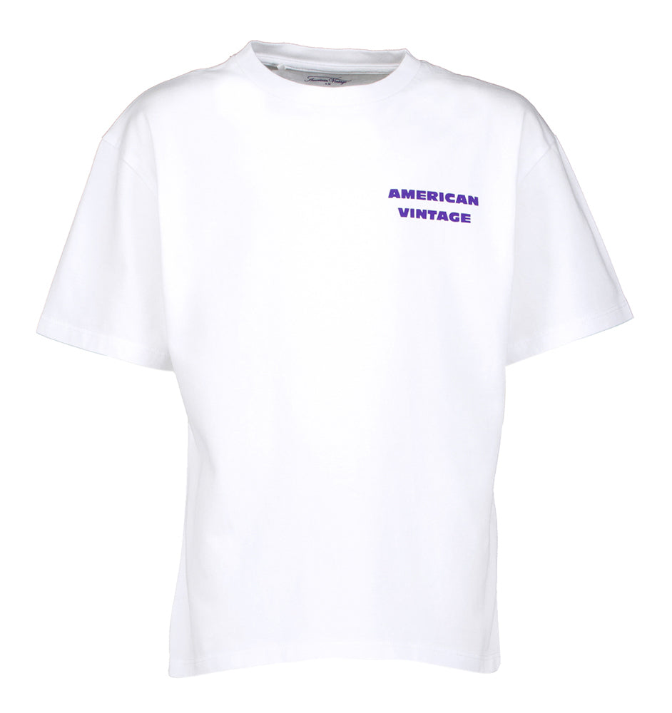 Witte t-shirt American Vintage