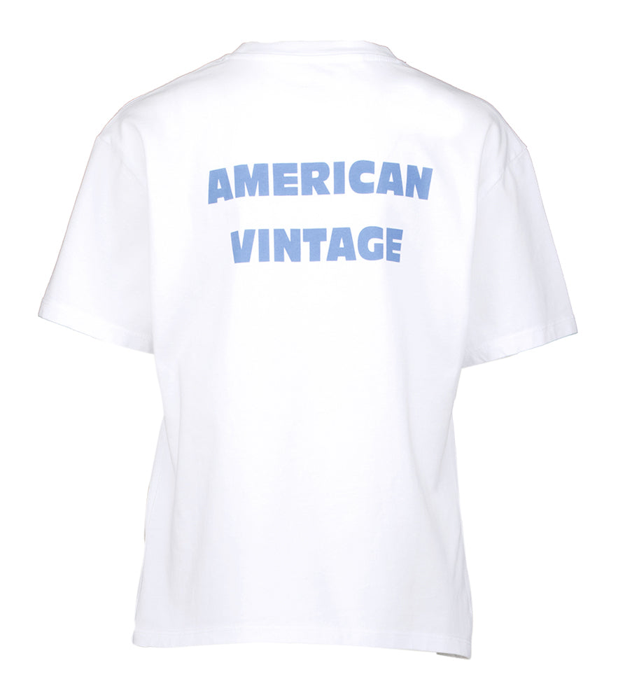 Witte t-shirt American Vintage