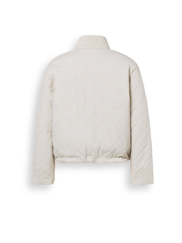 Beige padded bomberjas Marina Reset