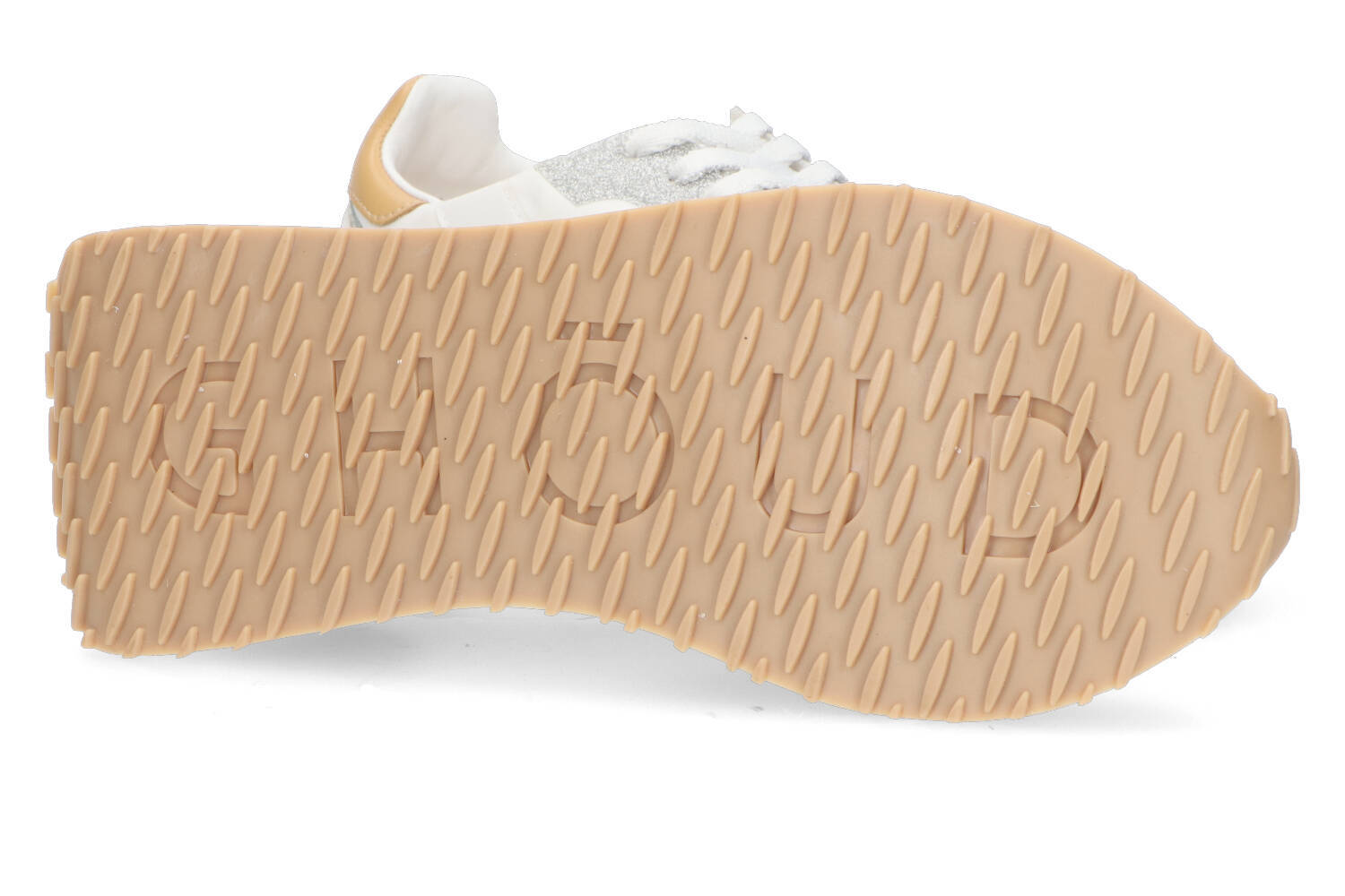 Baskets basses à paillettes argentées Ghoud