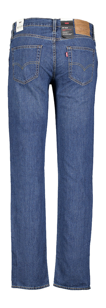 Donkerblauwe lcihte slim fit jeans 511 Levi's