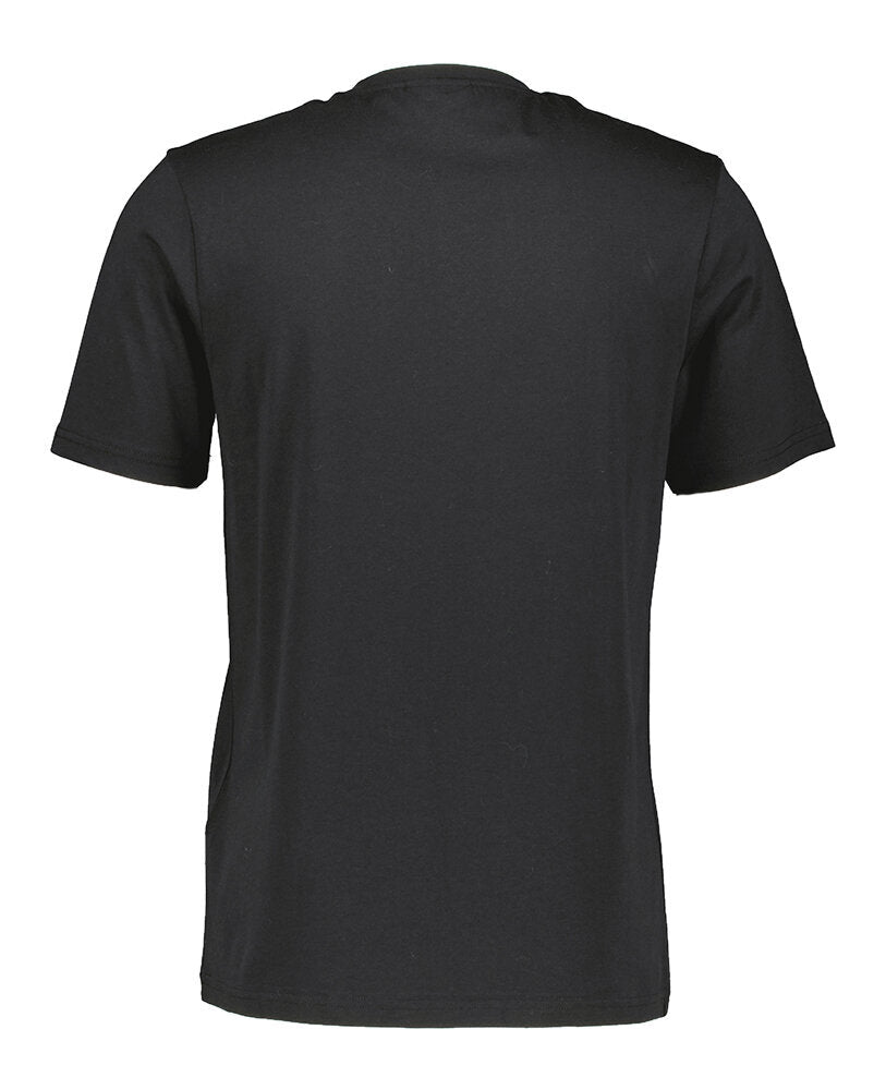 T-shirt noir avec logo noir de la marque Lyle & Scott