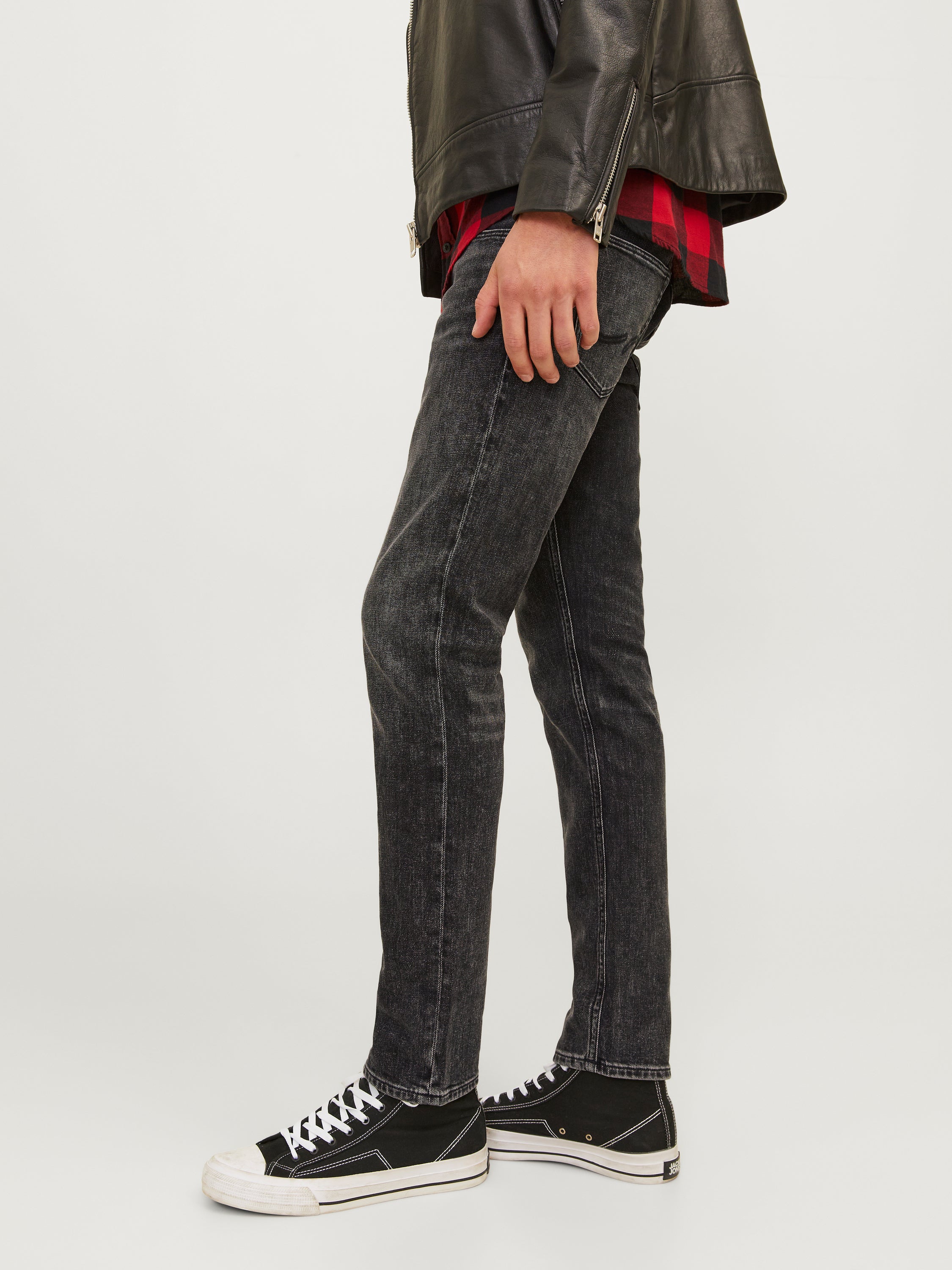 Grijze slim fit jeans Jjiglenn Jack & Jones