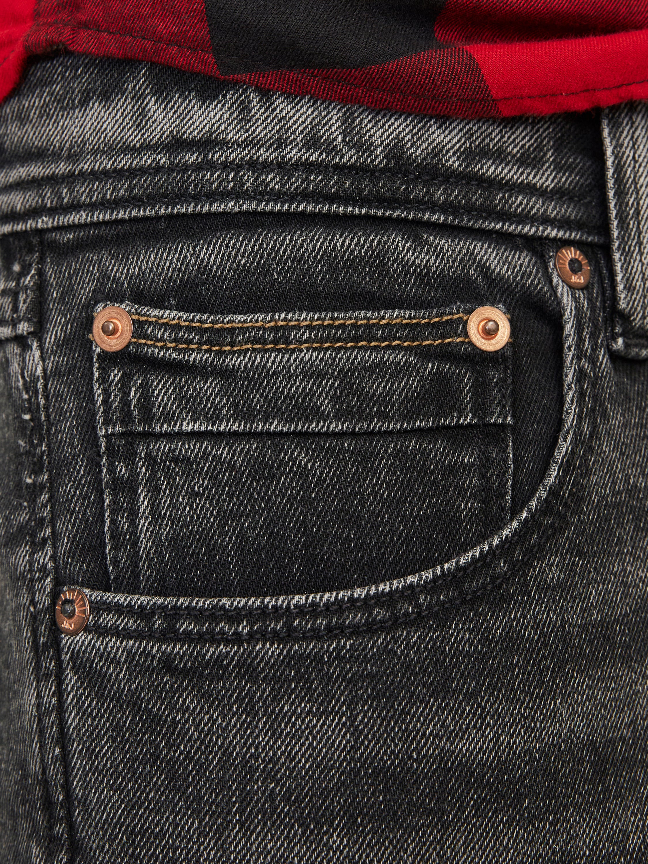 Grijze slim fit jeans Jjiglenn Jack & Jones