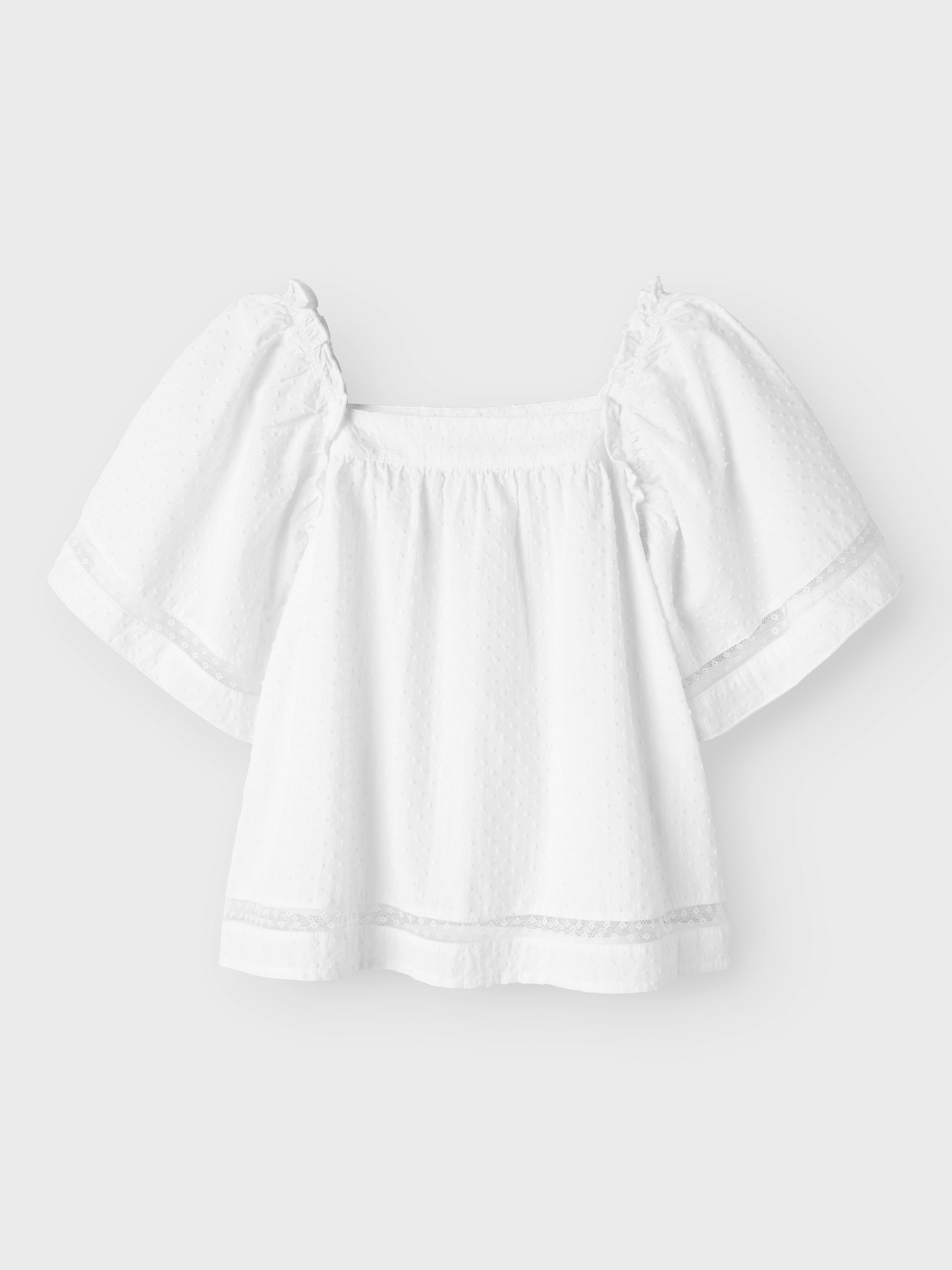 Witte katoenen off shoulder blouse Name It