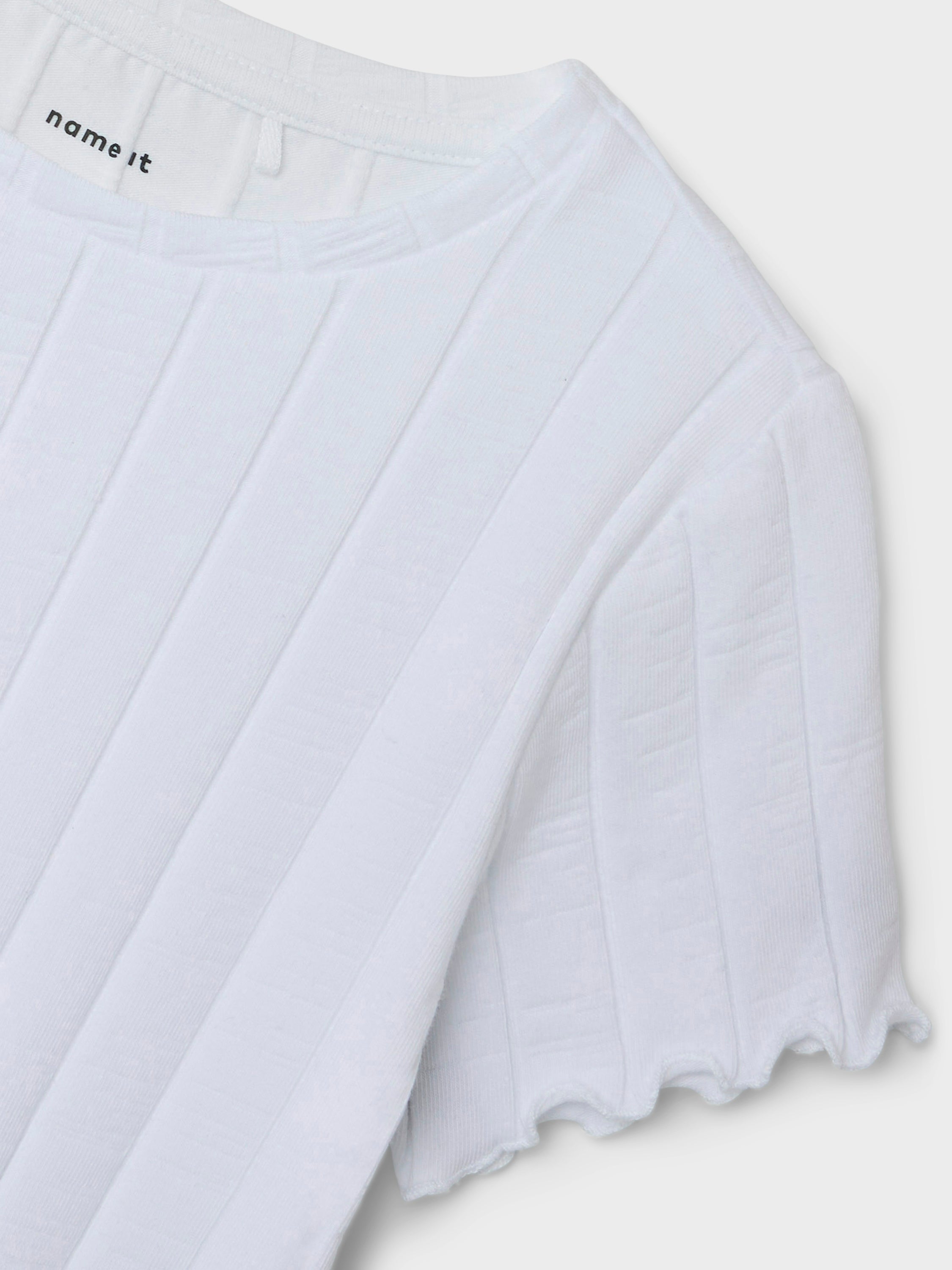 Witte gestreepte t-shirt Name it