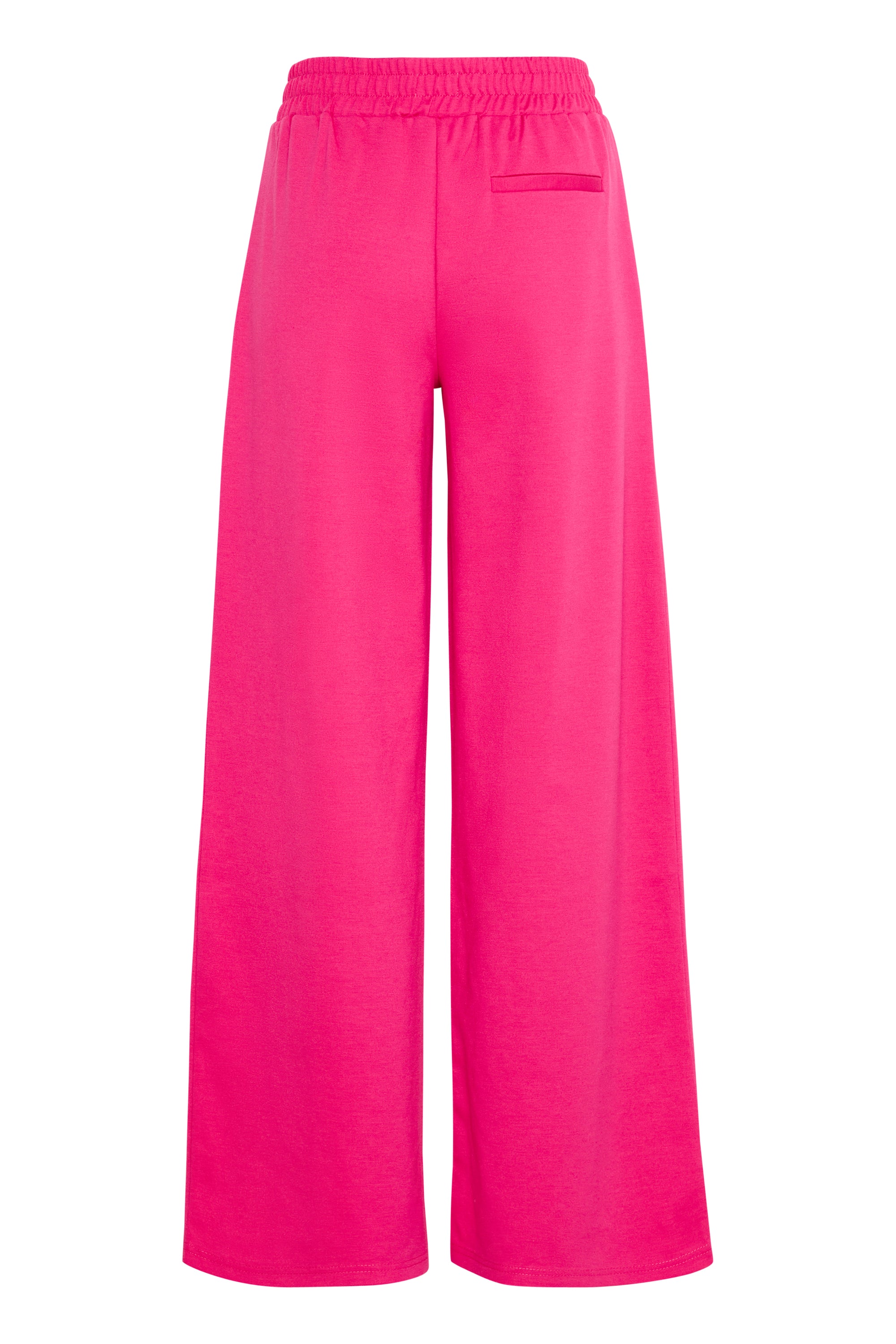 Fushia comfortabele broek met elastiek en zakken Kate Sus Ichi
