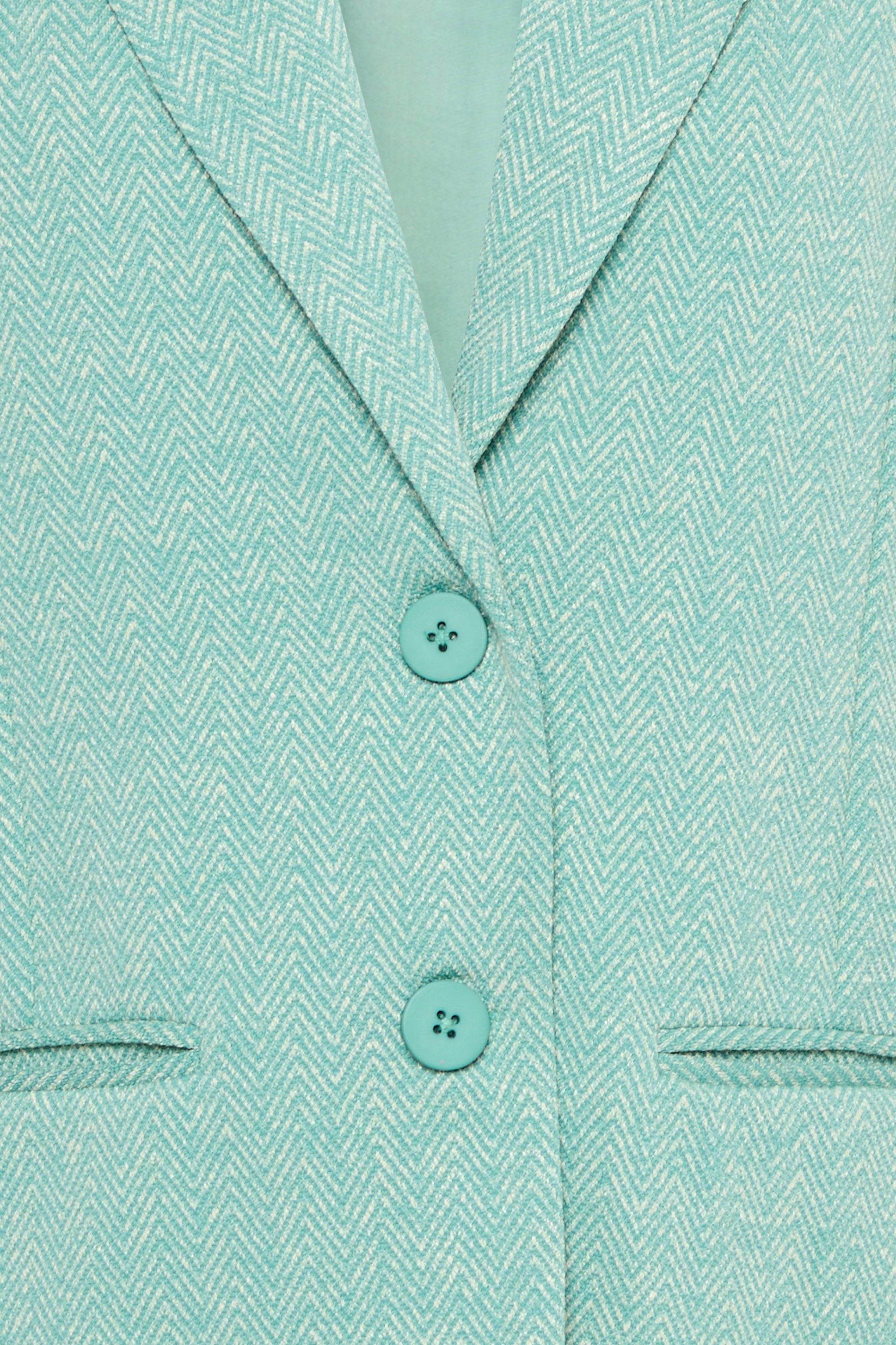 Blazer vert oversize Kate Jacquard Ichi